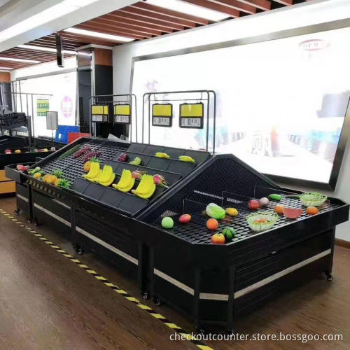 Vegetable shelf for market
